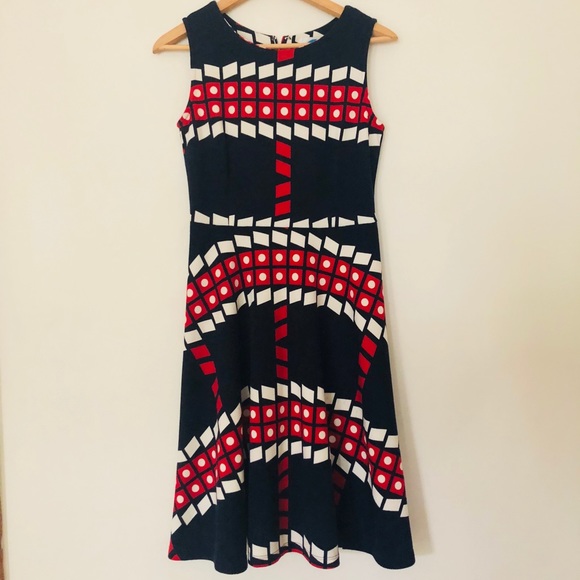 navy mid dress